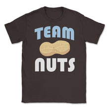 Load image into Gallery viewer, Funny Team Nuts Baby Boy Gender Reveal Announcement Humor Product ( - Brown
