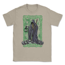 Load image into Gallery viewer, The Hermit Tarot Card IX Retro Vintage Grunge Product (Front Print) - Cream

