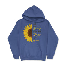 Load image into Gallery viewer, Greatest Blessings Call Me Mom Nana Sunflower Grandma Graphic (Front - Royal Blue

