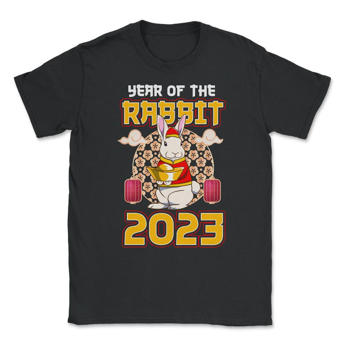 Chinese Year Of Rabbit 2023 Chinese Aesthetic Design (Front Print) - Black