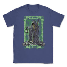 Load image into Gallery viewer, The Hermit Tarot Card IX Retro Vintage Grunge Product (Front Print) - Purple
