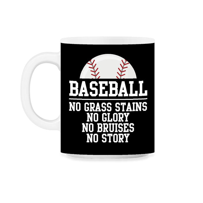 Funny Baseball Player Lover Motivational Inspirational Quote graphic - Black on White
