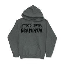 Load image into Gallery viewer, Most Loved Grandma Grandmother Appreciation Grandkids Design (Front - Dark Grey Heather
