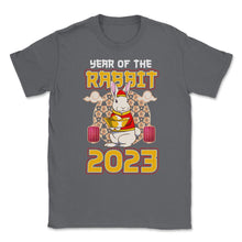 Load image into Gallery viewer, Chinese Year Of Rabbit 2023 Chinese Aesthetic Design (Front Print) - Smoke Grey
