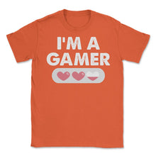 Load image into Gallery viewer, Funny I&#39;m A Gamer Heart Lives Gaming Proud Video Game Lover Product ( - Orange
