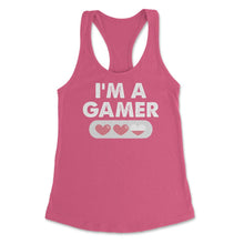 Load image into Gallery viewer, Funny I&#39;m A Gamer Heart Lives Gaming Proud Video Game Lover Product ( - Hot Pink
