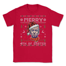 Load image into Gallery viewer, Joe Biden Ugly Christmas Design Style Merry 4th Of Easter Product ( - Red
