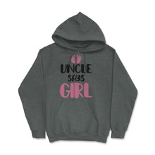 Load image into Gallery viewer, Funny Uncle Says Girl Niece Baby Gender Reveal Announcement Design ( - Dark Grey Heather
