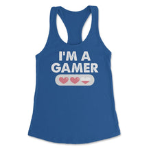 Load image into Gallery viewer, Funny I&#39;m A Gamer Heart Lives Gaming Proud Video Game Lover Product ( - Royal
