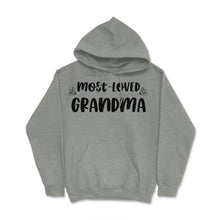 Load image into Gallery viewer, Most Loved Grandma Grandmother Appreciation Grandkids Design (Front - Grey Heather
