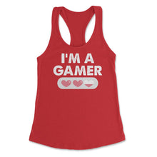 Load image into Gallery viewer, Funny I&#39;m A Gamer Heart Lives Gaming Proud Video Game Lover Product ( - Red
