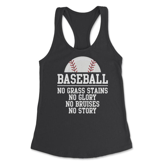 Funny Baseball Player Lover Motivational Inspirational Quote Graphic - Black