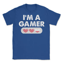 Load image into Gallery viewer, Funny I&#39;m A Gamer Heart Lives Gaming Proud Video Game Lover Product ( - Royal Blue
