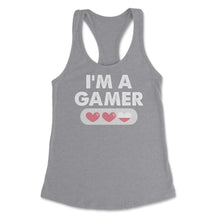 Load image into Gallery viewer, Funny I&#39;m A Gamer Heart Lives Gaming Proud Video Game Lover Product ( - Grey Heather
