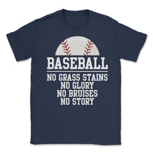 Load image into Gallery viewer, Funny Baseball Player Lover Motivational Inspirational Quote Graphic - Navy
