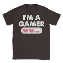 Load image into Gallery viewer, Funny I&#39;m A Gamer Heart Lives Gaming Proud Video Game Lover Product ( - Brown
