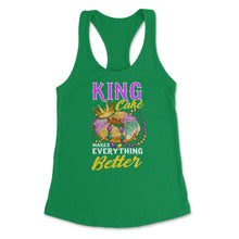 Load image into Gallery viewer, Mardi Gras King Cake Makes Everything Better Funny Product (Front - Kelly Green
