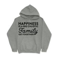 Load image into Gallery viewer, Funny Happiness Is A Big Chaotic Family Get Together Reunion Print ( - Grey Heather
