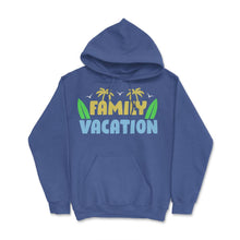 Load image into Gallery viewer, Family Vacation Tropical Beach Matching Reunion Gathering Graphic ( - Royal Blue
