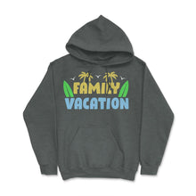 Load image into Gallery viewer, Family Vacation Tropical Beach Matching Reunion Gathering Graphic ( - Dark Grey Heather
