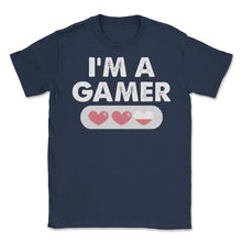 Load image into Gallery viewer, Funny I&#39;m A Gamer Heart Lives Gaming Proud Video Game Lover Product ( - Navy
