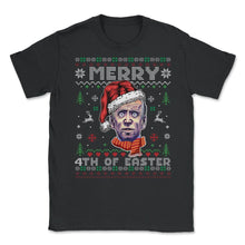 Load image into Gallery viewer, Joe Biden Ugly Christmas Design Style Merry 4th Of Easter Product ( - Black
