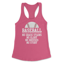 Load image into Gallery viewer, Funny Baseball Player Lover Motivational Inspirational Quote Graphic - Hot Pink
