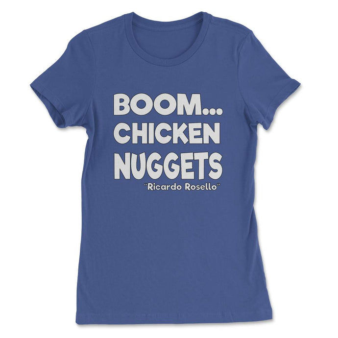 Boom Chicken Nuggets - Comic Boom Chicken Nuggets Shirt (Front Print) - Royal Blue