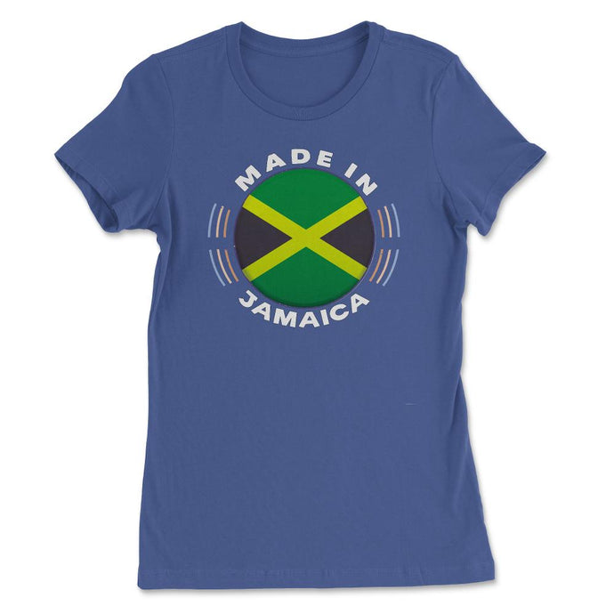 Made In Jamaica Vintage (Front Print) Women's Tee - Royal Blue