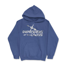 Load image into Gallery viewer, D.O.T.C. Pressed Logo White And Black Stripe (Front Print) Hoodie - Royal Blue
