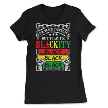 Load image into Gallery viewer, African Americans I’m Blackity Black African American Pride Design ( - Women&#39;s Tee - Black
