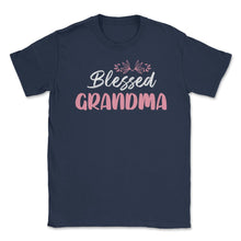 Load image into Gallery viewer, Blessed Grandma Beautiful Christian Grandmother Appreciation Product - Navy

