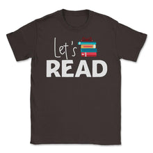 Load image into Gallery viewer, Funny Let&#39;s Read Books Reading Lover Bookworm Librarian Product ( - Brown
