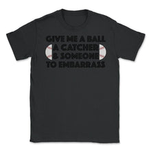Load image into Gallery viewer, Funny Baseball Pitcher Humor Ball Catcher Embarrass Gag Product ( - Black
