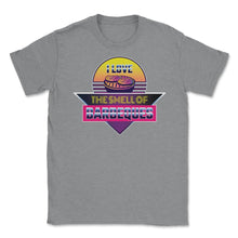 Load image into Gallery viewer, I Love The Smell Of BBQ Funny Vaporwave Retro Vintage Design (Front - Grey Heather
