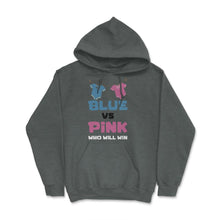 Load image into Gallery viewer, Funny Baby Gender Reveal Party Blue Or Pink Who Will Win Print (Front - Dark Grey Heather
