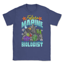 Load image into Gallery viewer, Future Marine Biologist Scientist Or Biologists Graphic (Front Print) - Purple
