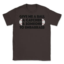 Load image into Gallery viewer, Funny Baseball Pitcher Humor Ball Catcher Embarrass Gag Product ( - Brown
