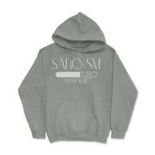 Load image into Gallery viewer, Funny Sarcasm Loading Please Wait Humorous Sarcastic Product (Front - Grey Heather
