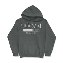 Load image into Gallery viewer, Funny Sarcasm Loading Please Wait Humorous Sarcastic Product (Front - Dark Grey Heather
