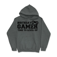 Load image into Gallery viewer, Funny Birthday Gamer Time To Level Up Gaming Lover Humor Graphic ( - Dark Grey Heather
