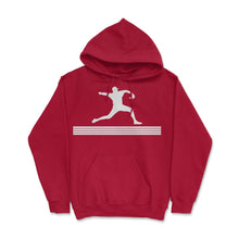 Load image into Gallery viewer, Baseball Pitcher Sporty Baseball Player Coach Athlete Fan Graphic ( - Red
