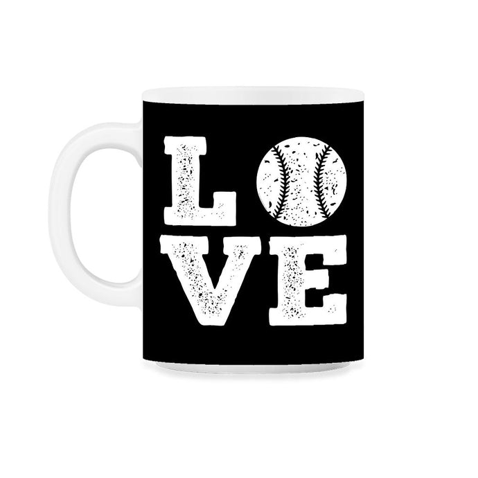 Funny Baseball Lover Love Coach Pitcher Batter Catcher Fan design - Black on White