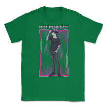 Load image into Gallery viewer, Bad Anime Boy Not Perfect Vaporwave Style Streetwear Design (Front - Green
