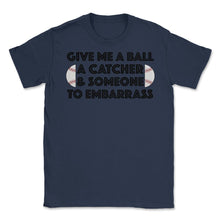 Load image into Gallery viewer, Funny Baseball Pitcher Humor Ball Catcher Embarrass Gag Product ( - Navy
