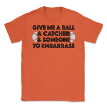 Load image into Gallery viewer, Funny Baseball Pitcher Humor Ball Catcher Embarrass Gag Product ( - Orange
