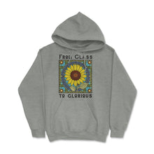 Load image into Gallery viewer, Stained Glass Art Sunflower Colorful Glasswork Design Product (Front - Grey Heather
