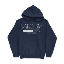 Load image into Gallery viewer, Funny Sarcasm Loading Please Wait Humorous Sarcastic Product (Front - Navy
