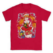 Load image into Gallery viewer, Anime Christmas Santa Anime Girl With Xmas Presents Funny Product ( - Red
