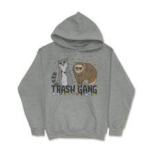 Load image into Gallery viewer, Trash Gang Funny Possum &amp; Raccoon Lover Trash Animal Pun Graphic ( - Grey Heather
